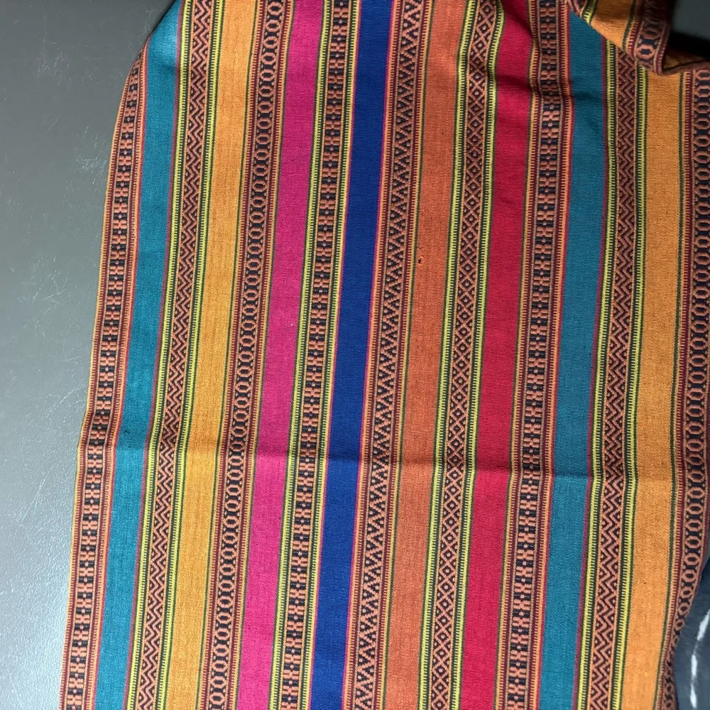 Crate & Barrel San Miguel Cotton Jacquard Table Runner Southwestern 84